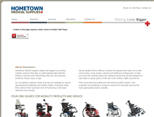 Tablet Screenshot of hometown-medical.com